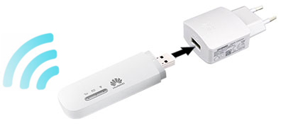 Підключення Huawei E8372 до USB зарядки