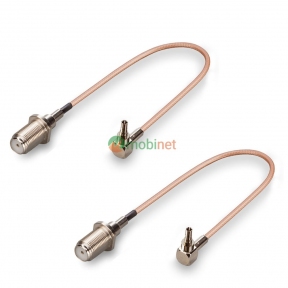 Комплект перехідників CRC9 / F-female (RG316) для MIMO антени