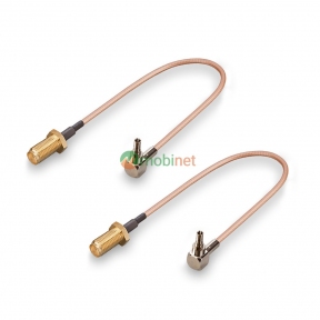 Комплект перехідників CRC9 / SMA-female (RG316) для MIMO антени