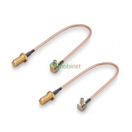 Комплект перехідників TS9 / SMA-female (RG316) для MIMO антени